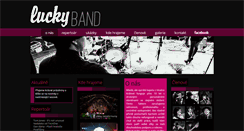 Desktop Screenshot of luckyband.cz